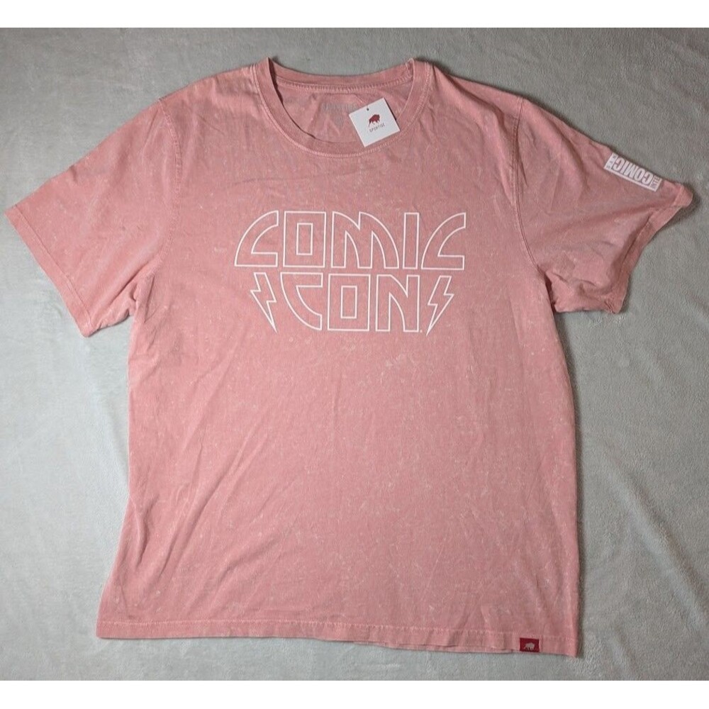 Sportiqe San Diego Comic‑Con Event Tee Pink 3XL NWT Official SDCC Shirt